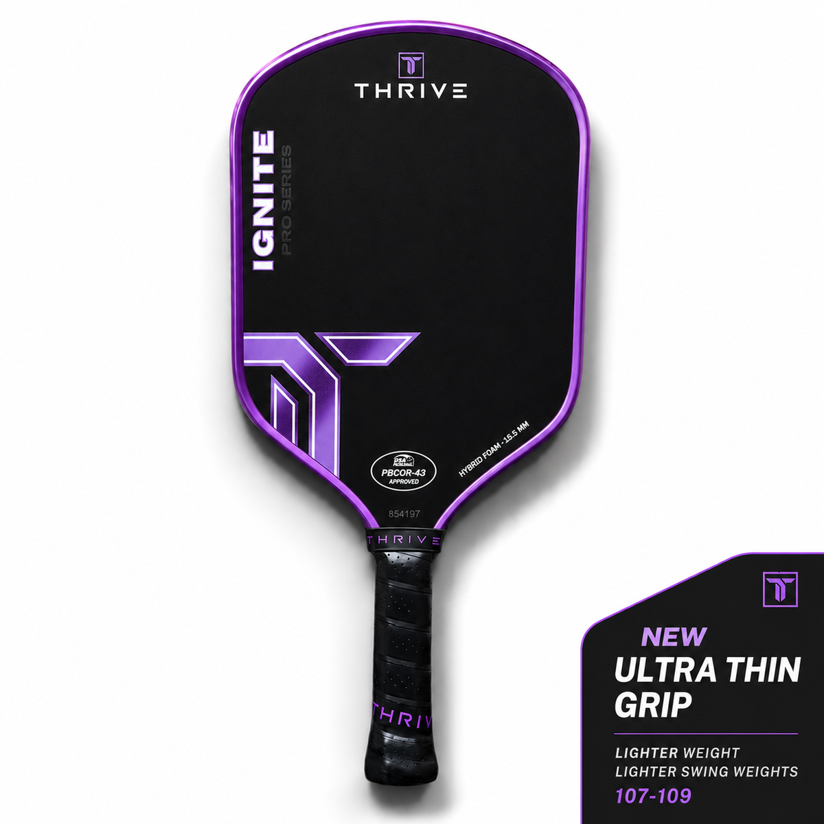 IGNITE HYBRID FOAM **Back in Stock** Electric Violet · Thin Handle Edition ·