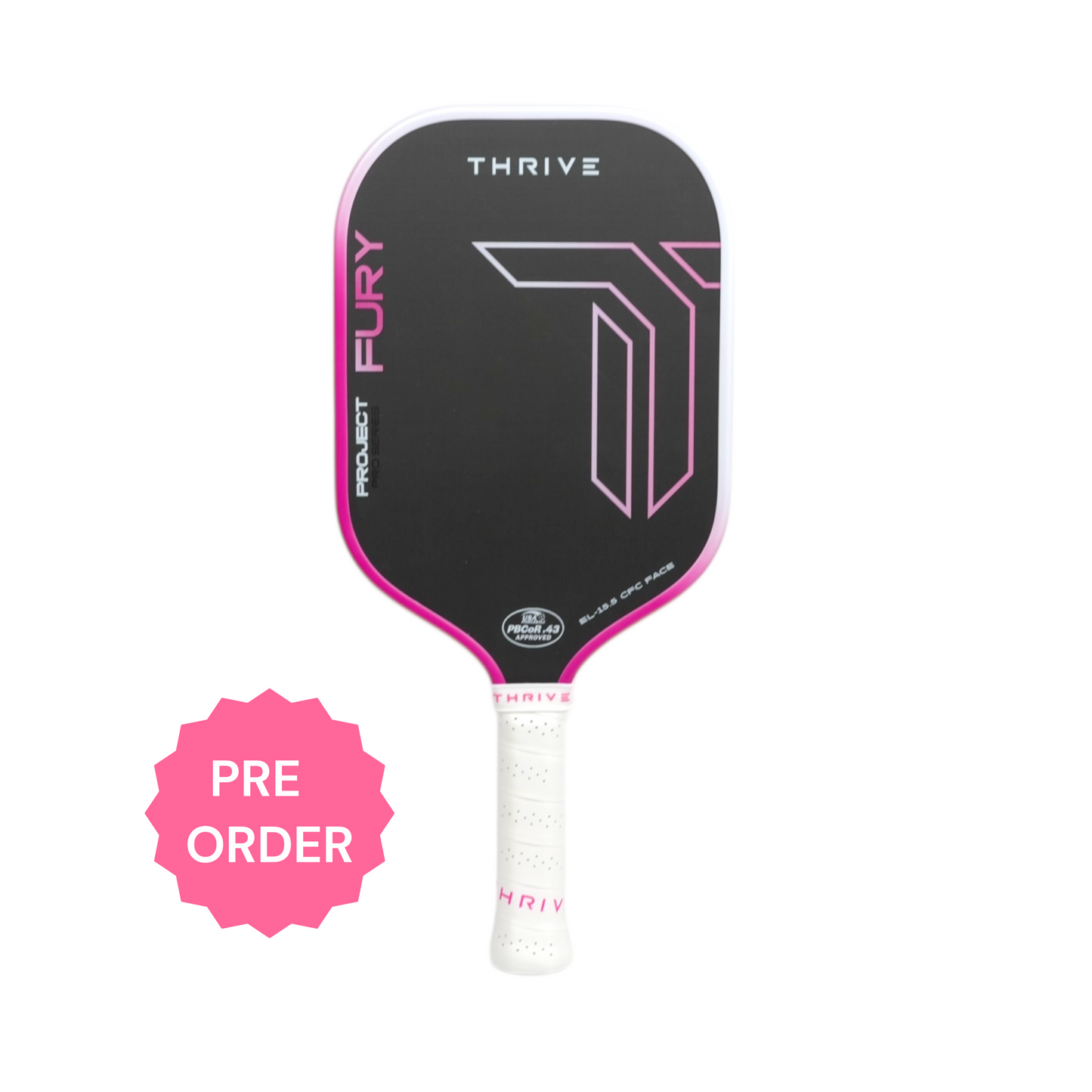 *PRE ORDER* FURY ELONGATED 15.5 MM (GEN 3.5 POWER SERIES) Pre-Order includes: Neoprene Cover, Fast Hands Training Balls, Lead Weights, Paddle Eraser, Bottle Opener, Key Chain, Sticker ($45.00 Value). Receive paddle on or before Launch Oct. 22