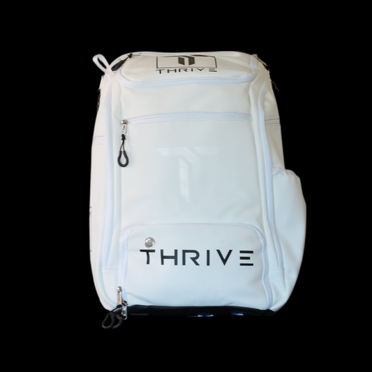 Thrive Elite Hybrid Tour Backpack w/shoe bag - WHITE